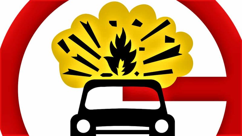 Booby Trapped Truck Makes the News