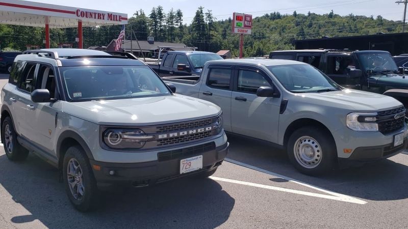 Image of Bronco Sport with Maverick by John Goreham