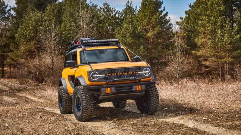 2021 Ford Bronco two door Cyber Orange