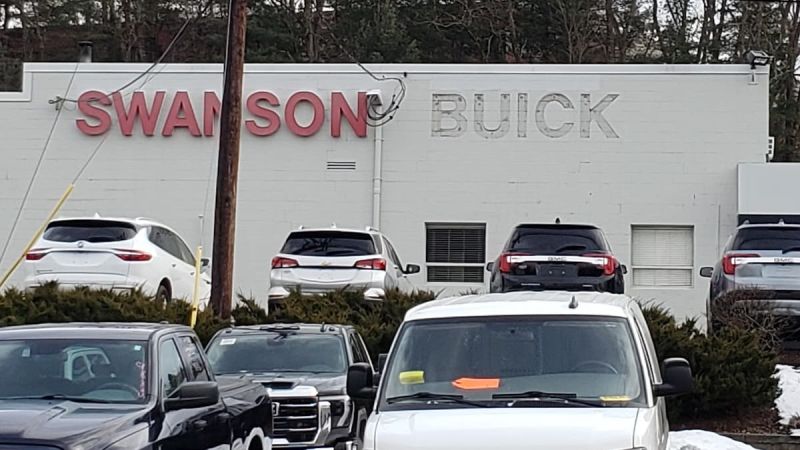 Image of Buick sign removed from dealership by John Goreham