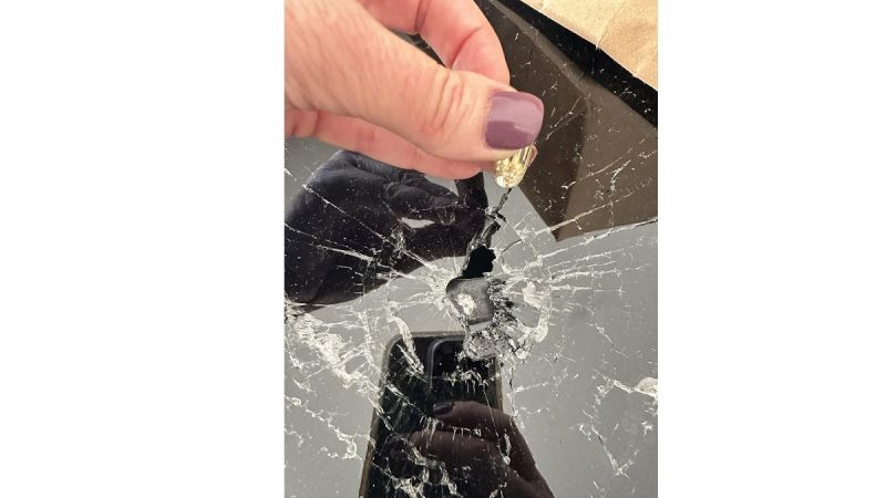 Image of bullet stopped by Ford Bronco Sport by Beth E.