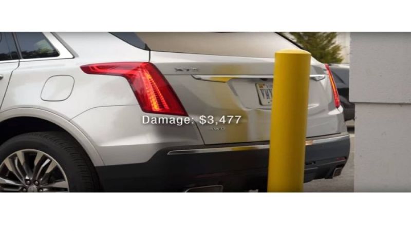 Cadillac XT5 carsh test