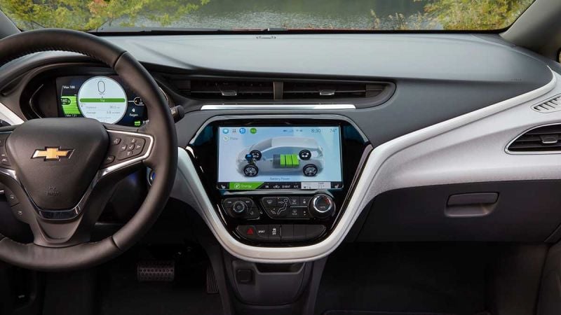 Chevy Bolt EV Interior Infotainment Screen