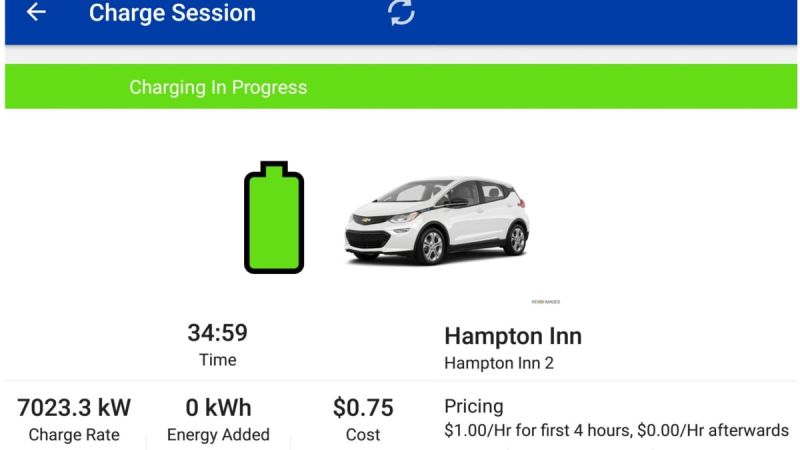Chevy Bolt EV Road Trip Charging