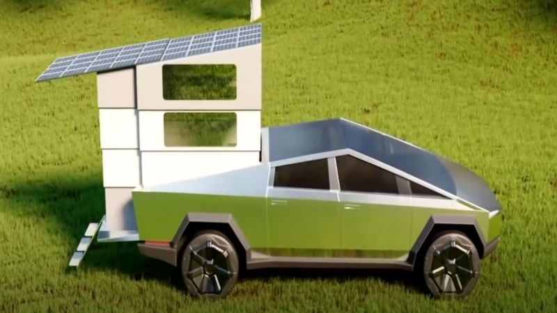 Tesla CyberTruck With Cyberlandr