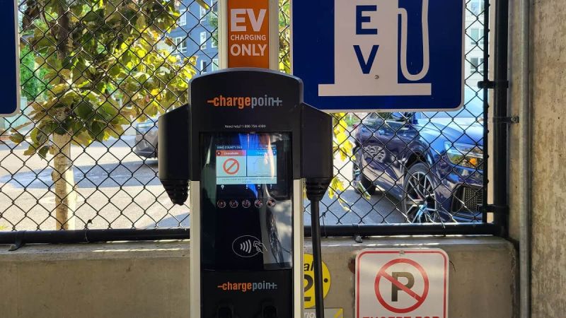 EV charger with cable stolen