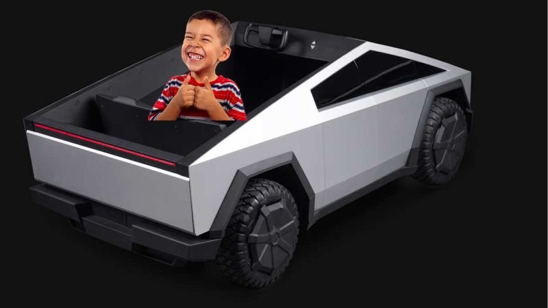 The Tesla Cybertruck For Kids - A Smaller Version of the Cybertruck, Just For Kids: For $1,500