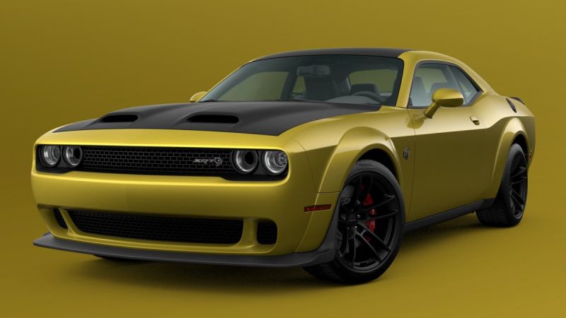 2021 Dodge Challenger SRT Hellcat in Gold Rush