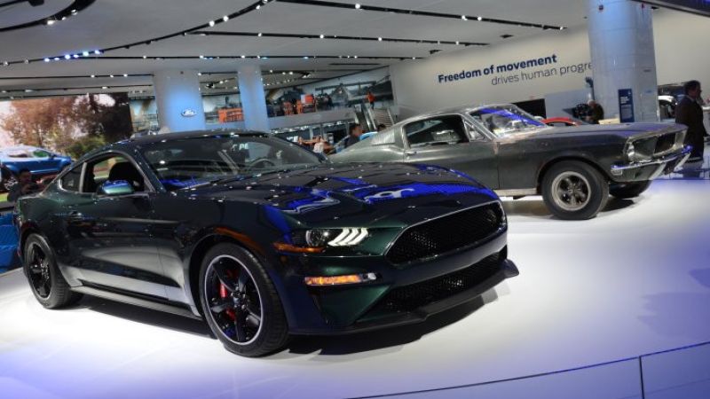 2019 and 1968 Bullitt Mustang