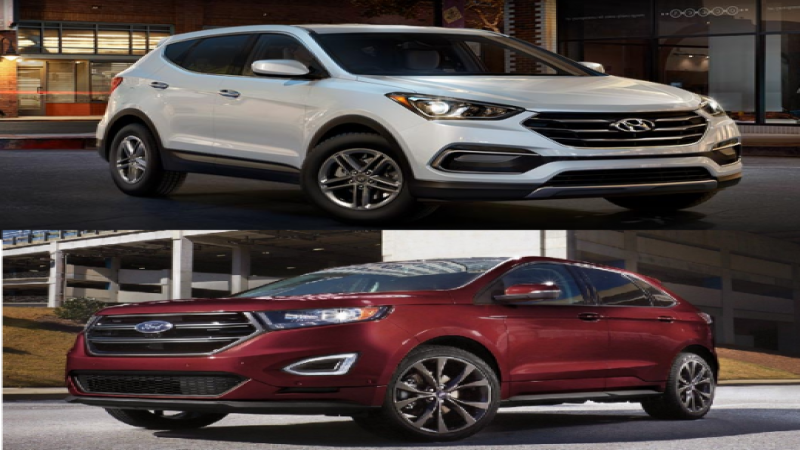 Hyundai Santa Fe Sport 2.0T AWD vs. Ford Edge Sport AWD