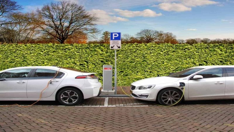 Electric cars charging 1200x900 size