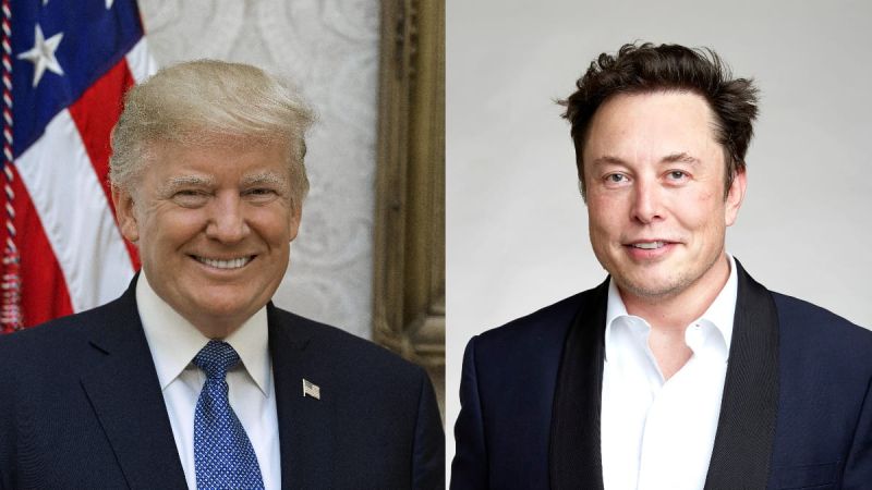 Tesla CEO Elon Musk & President Donald Trump