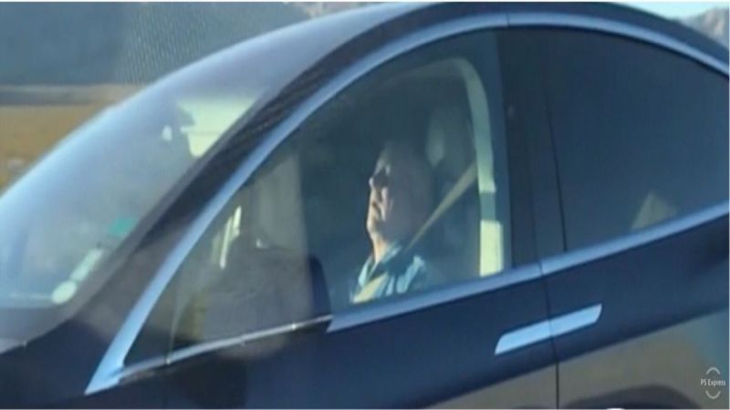 From Jalopnik.com man caught sleeping in Tesla 