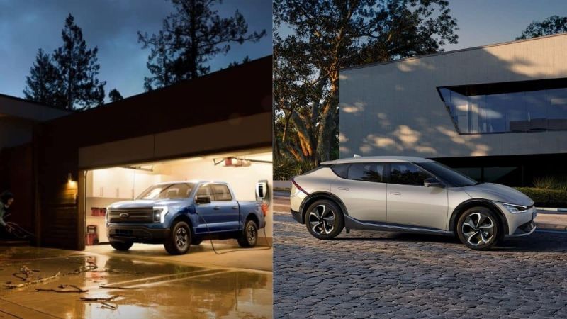 Ford F-150 Lightning and Kia EV6
