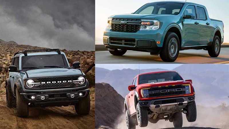 Ford Bronco, Raptor and Maverick 