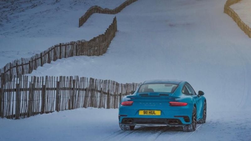 Blue 2020 Porsche 911