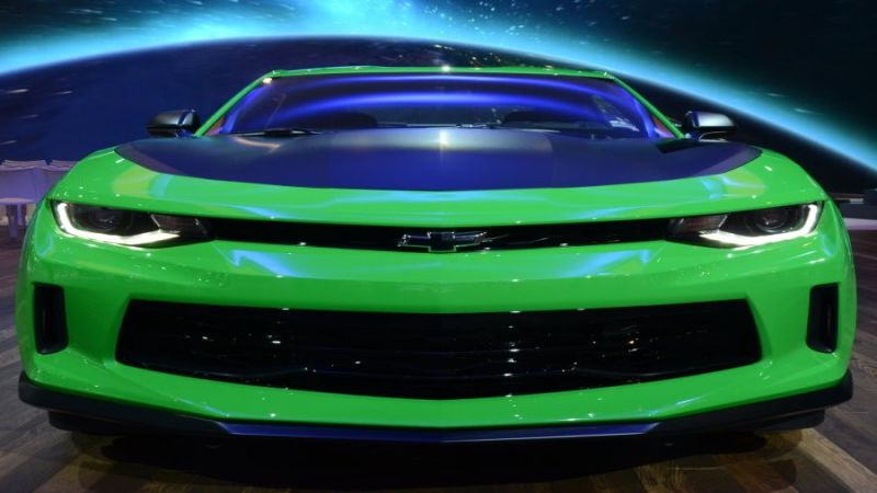 Chevrolet Camaro in Bright Green