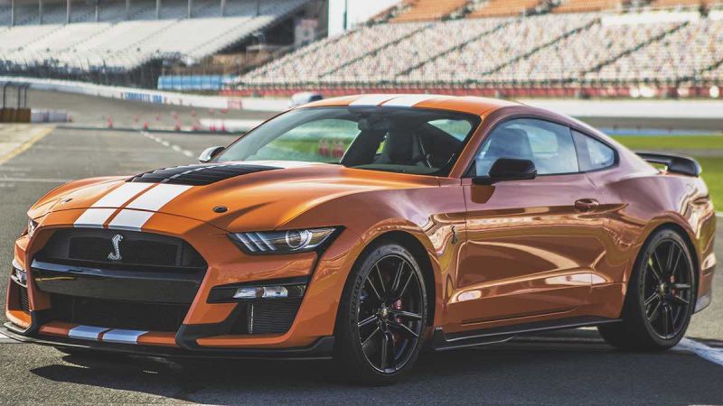 Shelby Mustang GT500 yellow color
