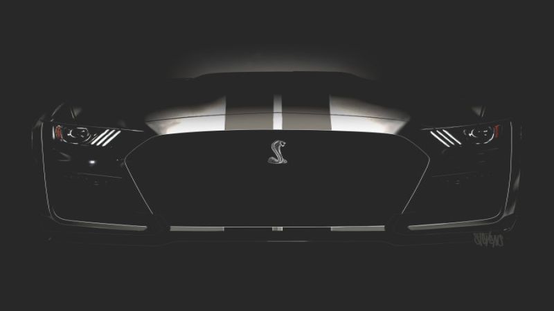 2019 Ford Mustang Shelby GT500 Front End Teaser