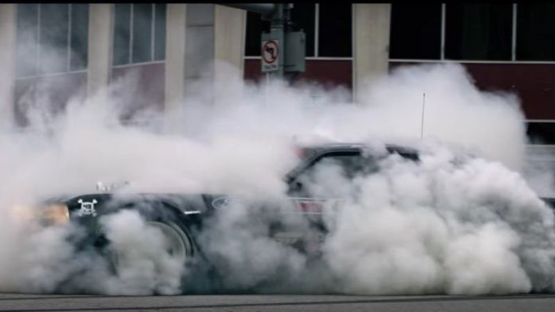 Ken Block Hoonicorn Mustang burnout