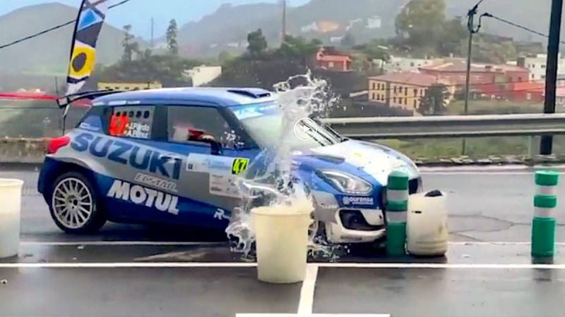 Tight turns with different approaches by race car drivers.