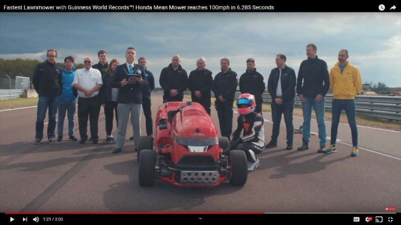 Honda 150 MPH Lawnmower