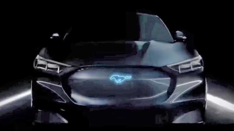 Ford Mustang Hybrid or Mach 1 Teaser