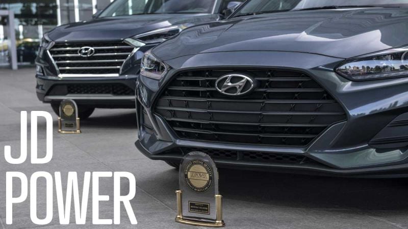 Hyudai Tucson and Veloster JD Power