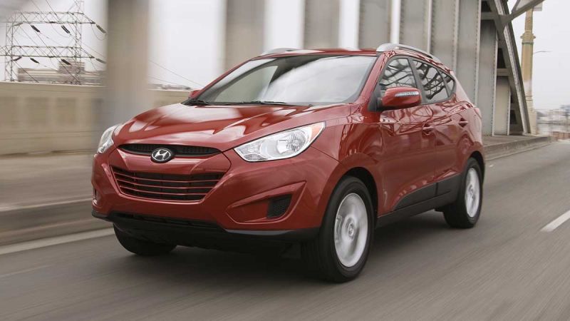 Hyundai Tucson Second Generation Refresh, Exterior, Red Color