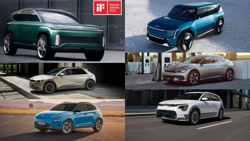 Hyundai and Kia electric and plug-in hybrid vehicle line up