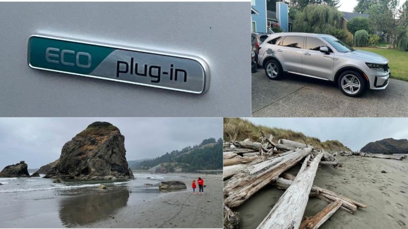 Kia Sorento PHEV and photos of the Oregon coast