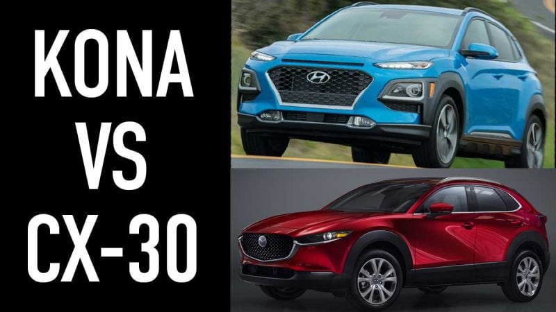 Hyundai Kona vs Mazda CX-30