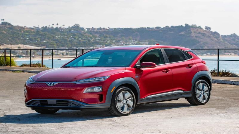 2019 Hyundai Kona has 258 mile range. 