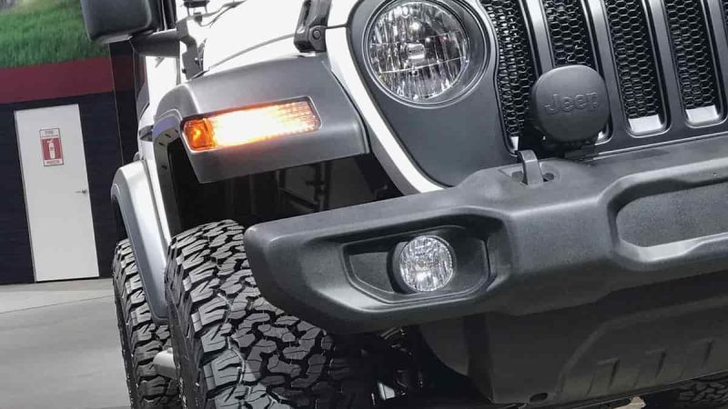 Jeep At LA Auto Show With Mounted Tires