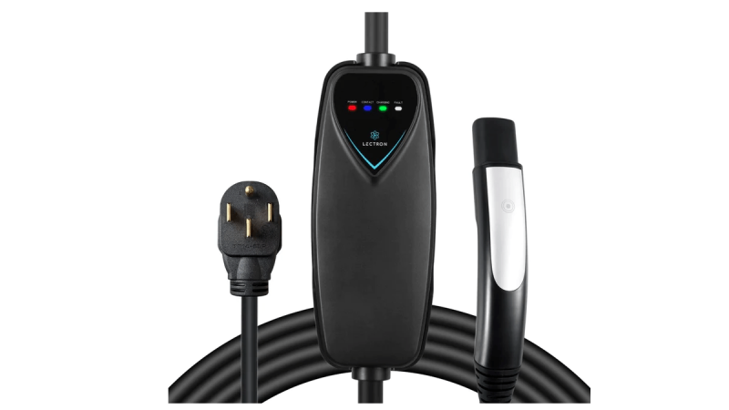 Image of level 2 Tesla charger courtesy of Lectron