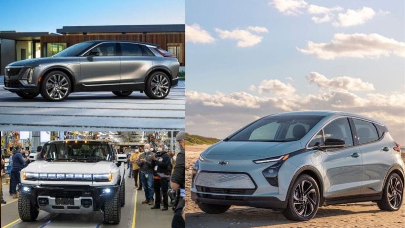 Cadillac Lyriq, Chevy Bolt and GMC Hummer EVs