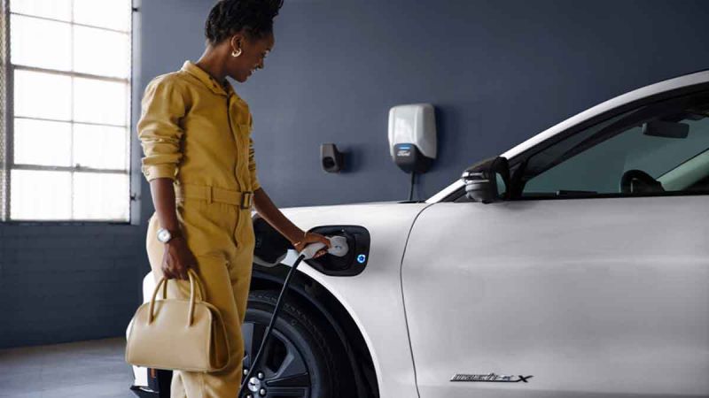 2021 Ford Mustang Mach-E charging