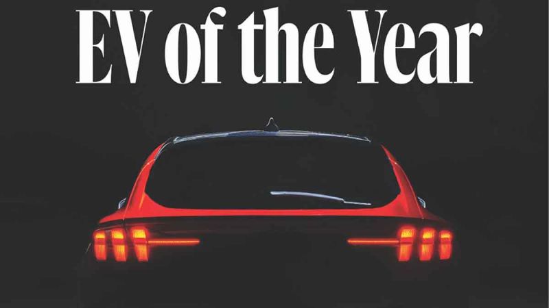 Car And Driver EV of the Year cover