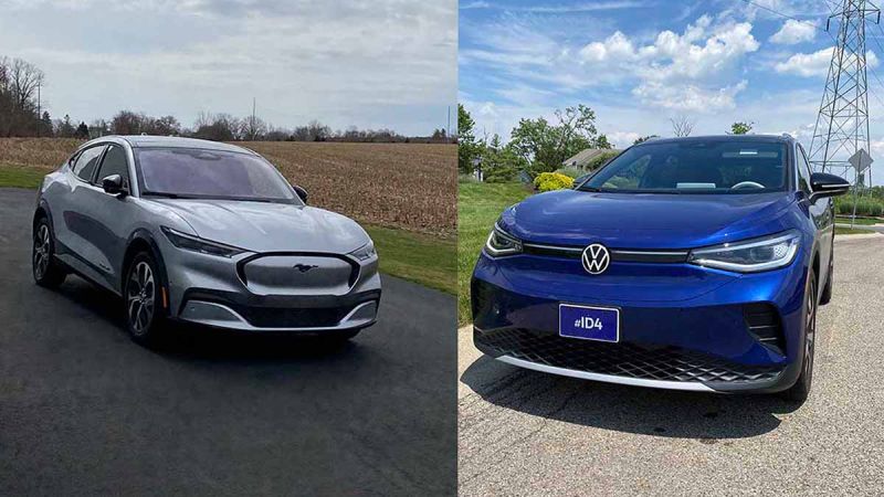 Mustang Mach-E and VW ID.4