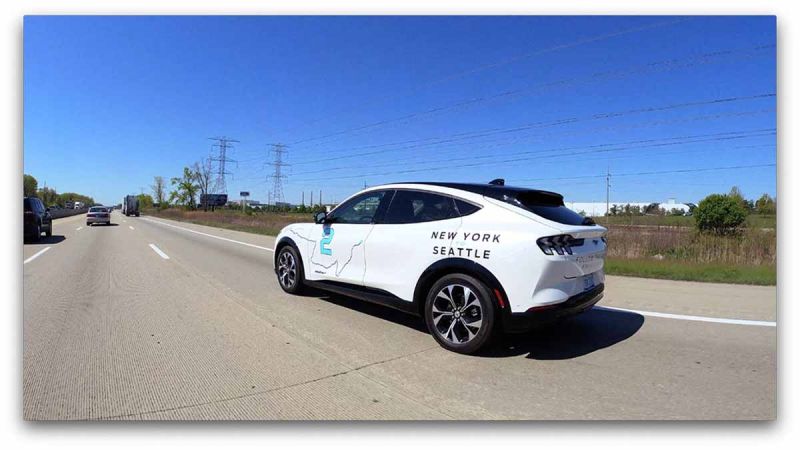 Mustang Mach-E Ocean to Ocean Reimagined tour