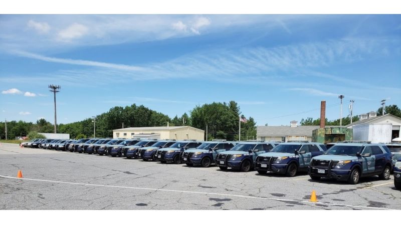 Image of police vehicles by John Goreham