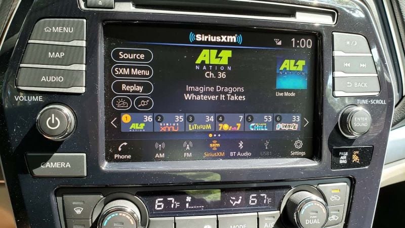 2019 Nissan Maxima infotainment evaluation.