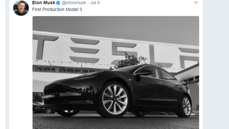 Elon Musk Jumps the line of paid customers for a new Tesla Model 3