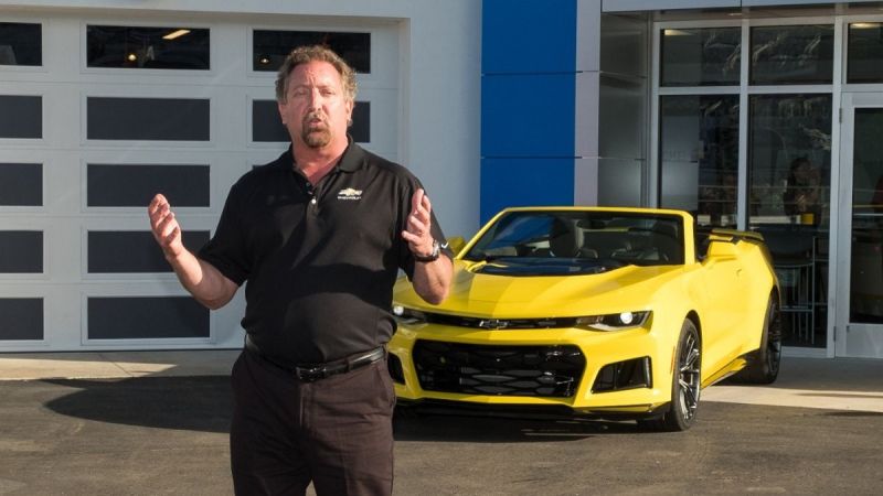 Al Oppenheiser with Camaro