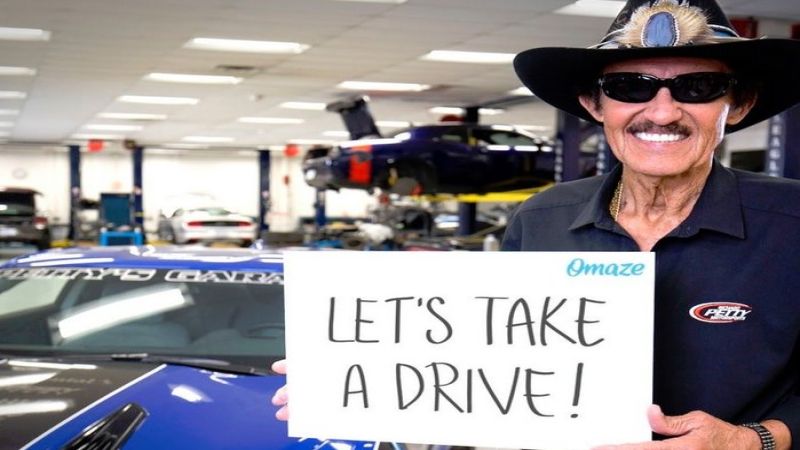 Richard Petty and a Camaro SS