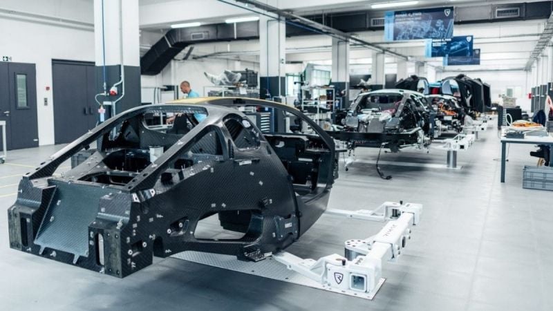Rimac Nevera Carbon Fiber Monocoque Chassis