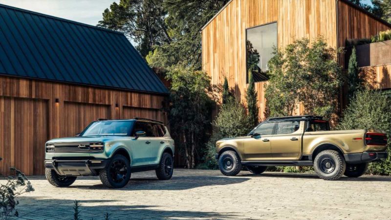 The Scout Terra and Terrain look handsome in an upscale rural backdrop