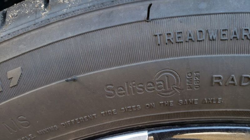 Image of Michelin SelfSeal tire on Chevy Bolt EV by John Goreham