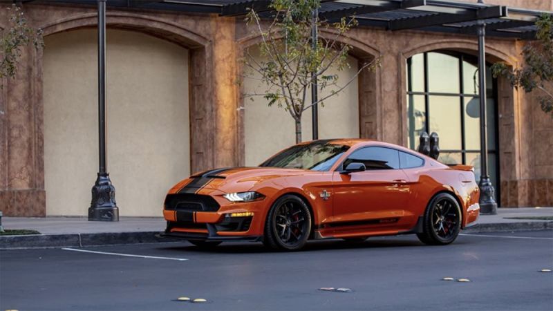 2020 Ford Shelby Super Snake orange color