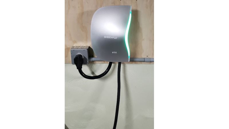 Image of ShockFlo S1 electric vehicle charger by John Goreham